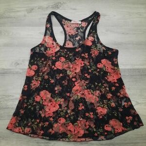 NEW Sheer Floral Tank Top